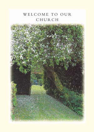 Image of Welcome To Our Church Card - Pack of 6 other