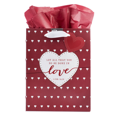Image of Love Medium Gift Bag – 1 Corinthians 16:14 other