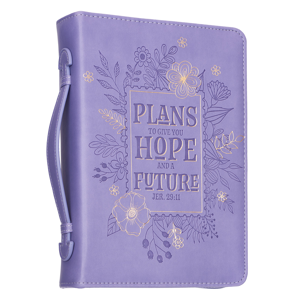 Image of Hope and Future Purple Faux Leather Bible Cover - Jeremiah 29:11 other