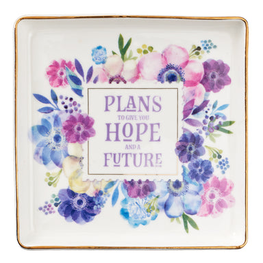 Image of Hope and Future Trinket Tray - Jeremiah 29:11 other