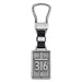 Image of John 3:16 Metal Cross Keyring other