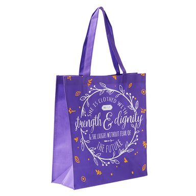 Image of Strength and Dignity Tote Shopping Bag - Proverbs 31:25 other
