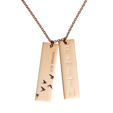 Image of Faith Double Bar Necklace other