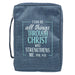 Image of I Can Do All Things Blue Poly-Canvas Bible Cover - Philippians 4:13 other