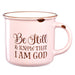 Image of Be Still and Know Pink Camp Style Coffee Mug - Psalm 46:10 other