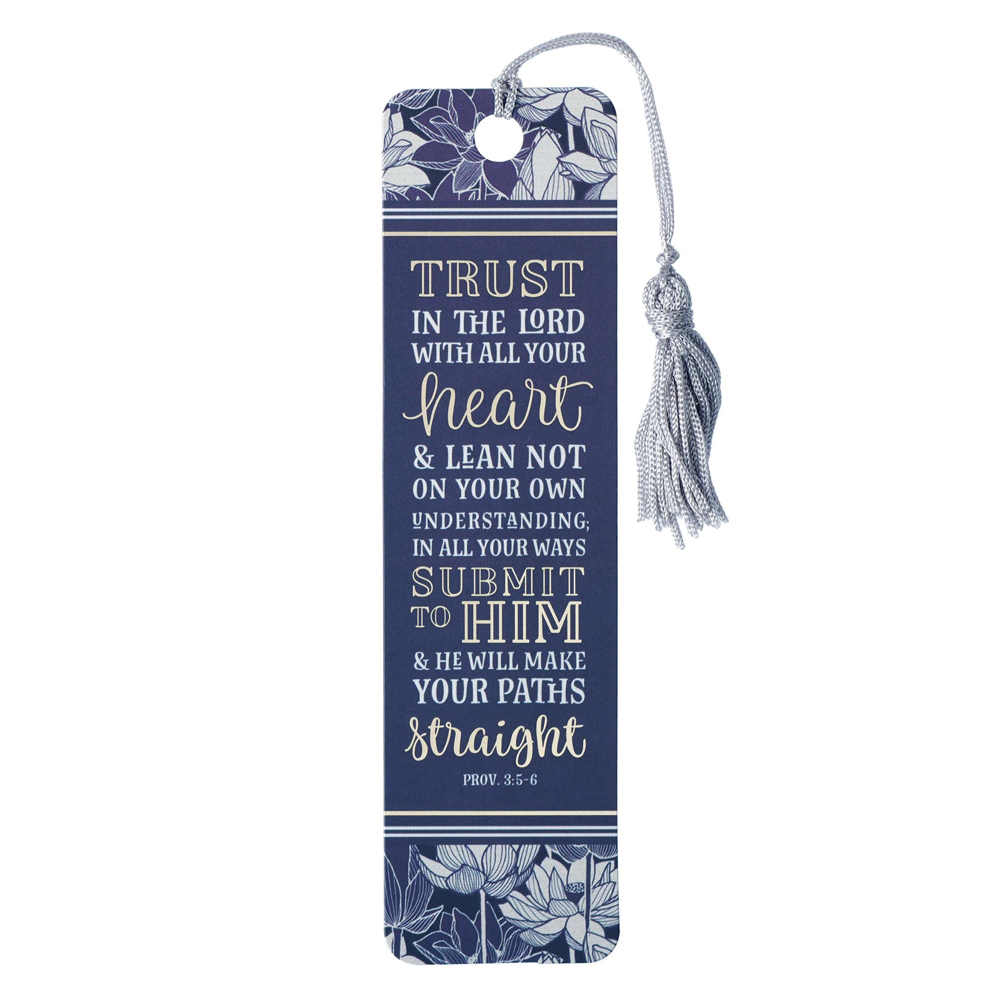 Image of Trust in the Lord Bookmark with Tassel - Proverbs 3:5-6 other