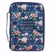 Image of Done in Love Navy Floral Value Bible Case - 1 Corinthians 16:14 other