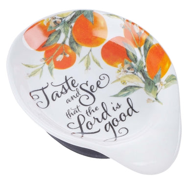 Image of Taste and See Ceramic Spoon Rest - Psalm 34:8 other