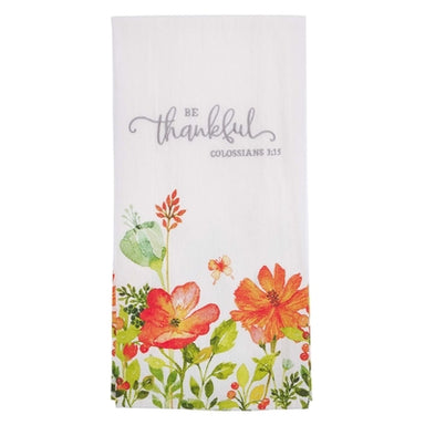 Image of Be Thankful Cotton Tea Towel - Colossians 3:15 other