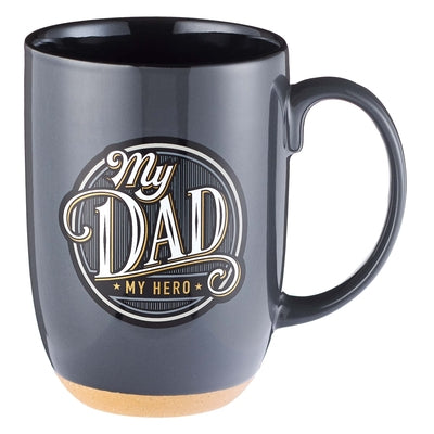 Image of My Dad, My Hero Ceramic Mug with Clay Dipped Base - Proverbs 14:26 other