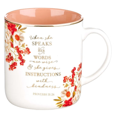 Image of When She Speaks Ceramic Coffee Mug - Proverbs 31:26 other