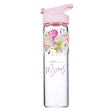 Image of I Love You, Mom Glass Water Bottle other