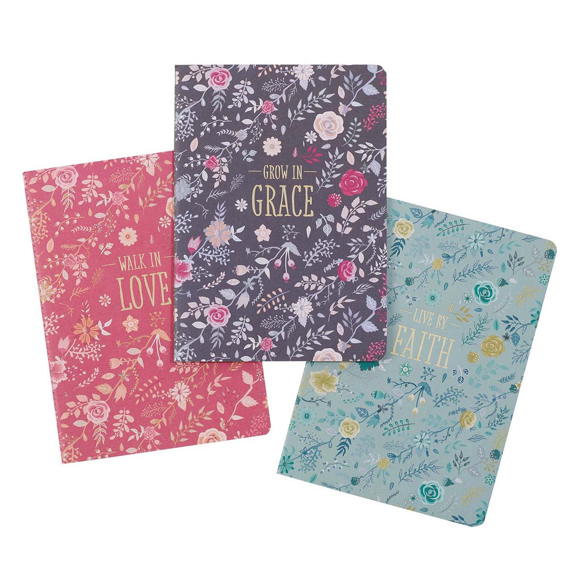 Image of Grace, Love, Faith Large Notebook Set of Three other