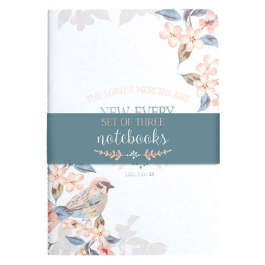 Image of His Mercies Are New Medium Notebook Set - Lamentations 3:22-23 other