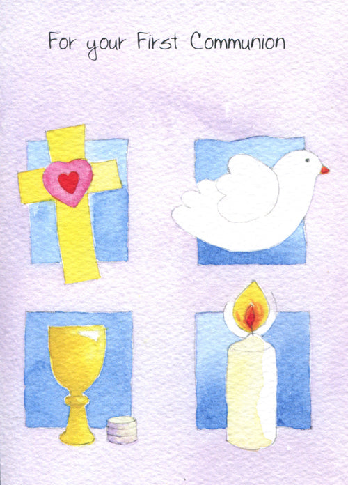 Image of On Your First Communion - Single Card other