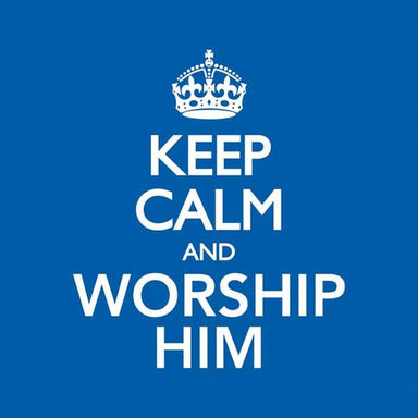 Image of Keep Calm and Worship Him CD other