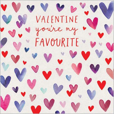 Image of Valentine You're My Favourite Single Card other