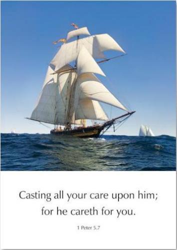 Image of Greetings Cards: Casting all your care upon him - 1 Peter 5.7 other
