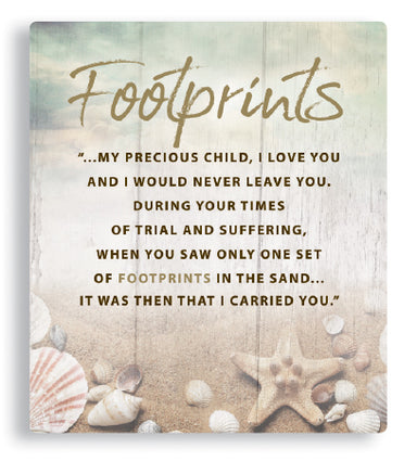 Image of Footprints Plaque other