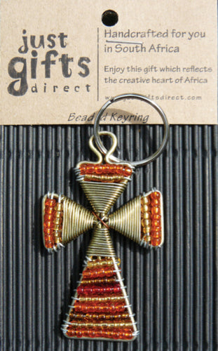 Image of Beaded Cross Keyring other