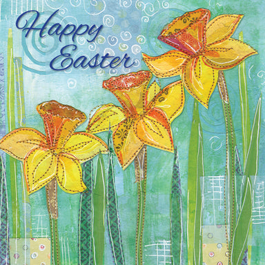 Image of Easter Daffodils, pack of 5 Easter Cards other