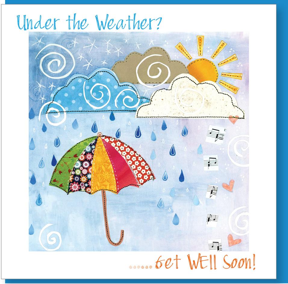 Image of Under the Weather Greetings Card other