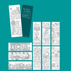 Image of 10 Images of Grace Colouring bookmarks other