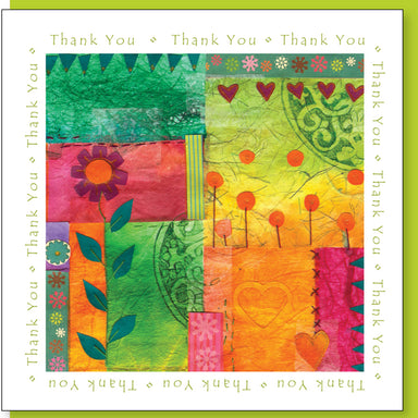 Image of Colourful Thank You Greetings card other