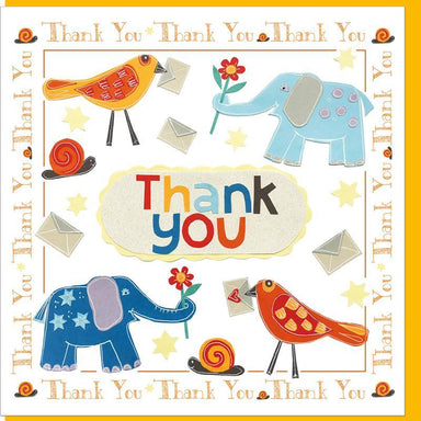 Image of Thank you elephants  Greetings Card other