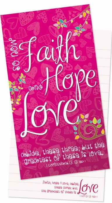Image of Faith, Hope, Love Jotter other