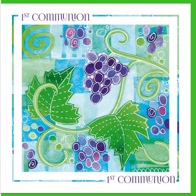 Image of 1st communion vine Greetings Card other