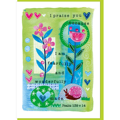 Image of Fearfully & wonderfully made Greetings Card other