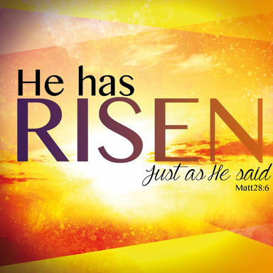 Image of Risen, As He Said Pack of 5 Easter Cards other