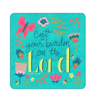 Image of Cast Your Burdens Coaster other