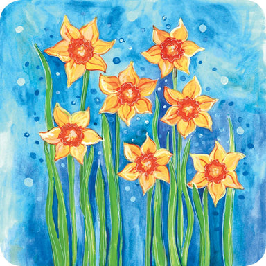Image of Sunny Daffodils Coaster other