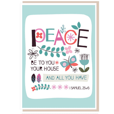 Image of Peace be to you Greetings Card other