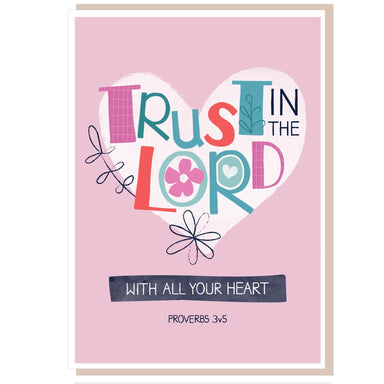 Image of Trust in the Lord Greetings Card other