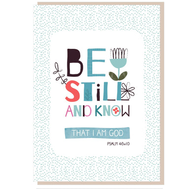 Image of Be still and know Greetings Card other