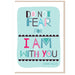 Image of Do not fear Greetings Card other