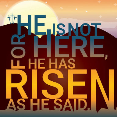 Image of He is Not Here, He has Risen Easter Cards Pack of 5 other