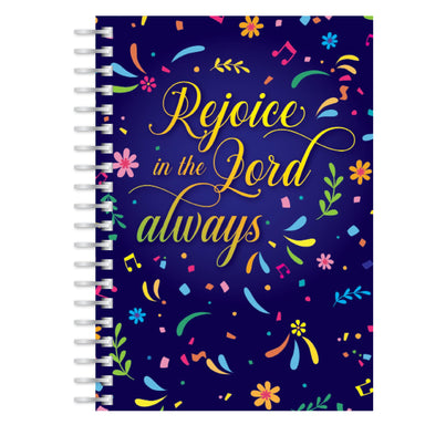 Image of Rejoice in the Lord always A5 notebook other
