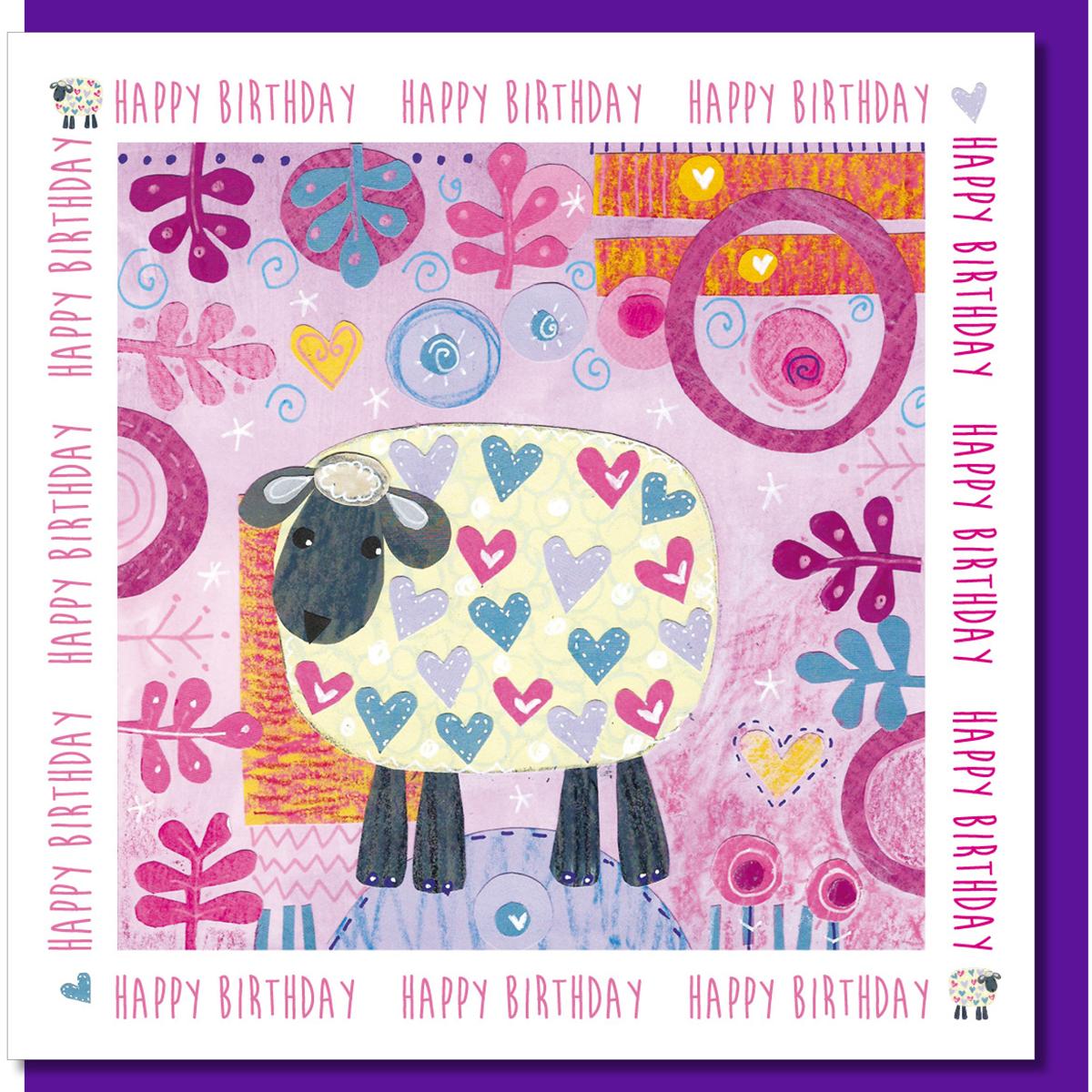Image of Birthday sheep Greetings Card other