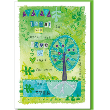 Image of Trust in the Lord Greetings Card other