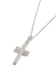 Image of Sterling silver Solid Cross Pendant: Silver, Small other