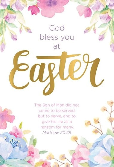 Image of God Bless You at Easter Charity Easter Cards Pack of 5 other