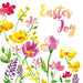 Image of Joy Flowers Easter Cards Pack of 5 other