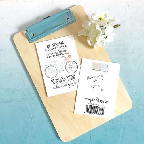 Image of Be Strong (Bicycle) - Mini Card other