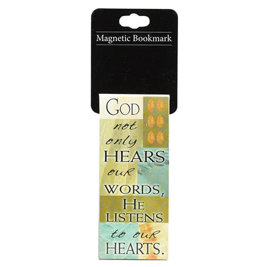 Image of God Not Only Hears - Magnetic Bookmark other
