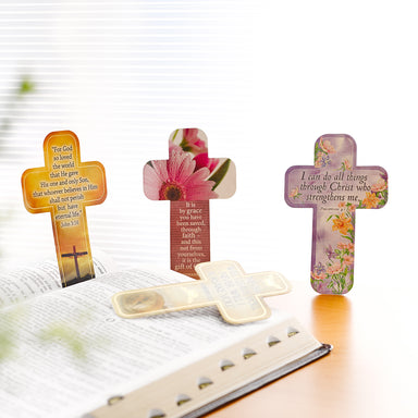 Image of "I Can Do" (Purple) Paper Cross Bookmark Pack of 12 other