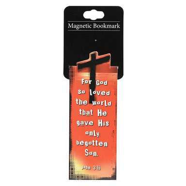 Image of "John 3:16" (Orange) Magnetic Bookmark other